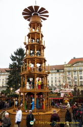 The iconic Christmas pyramid